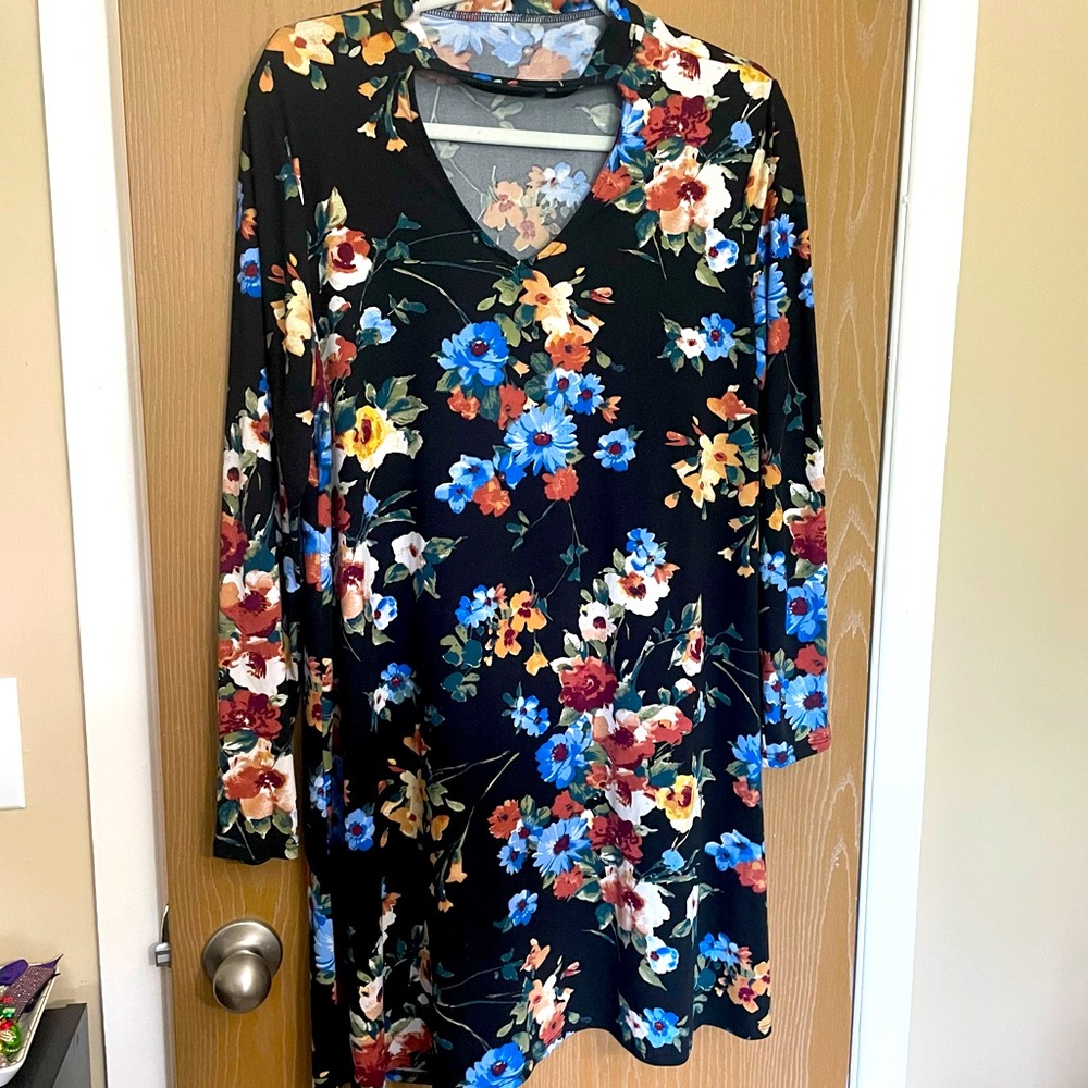 Floral Choker Dress